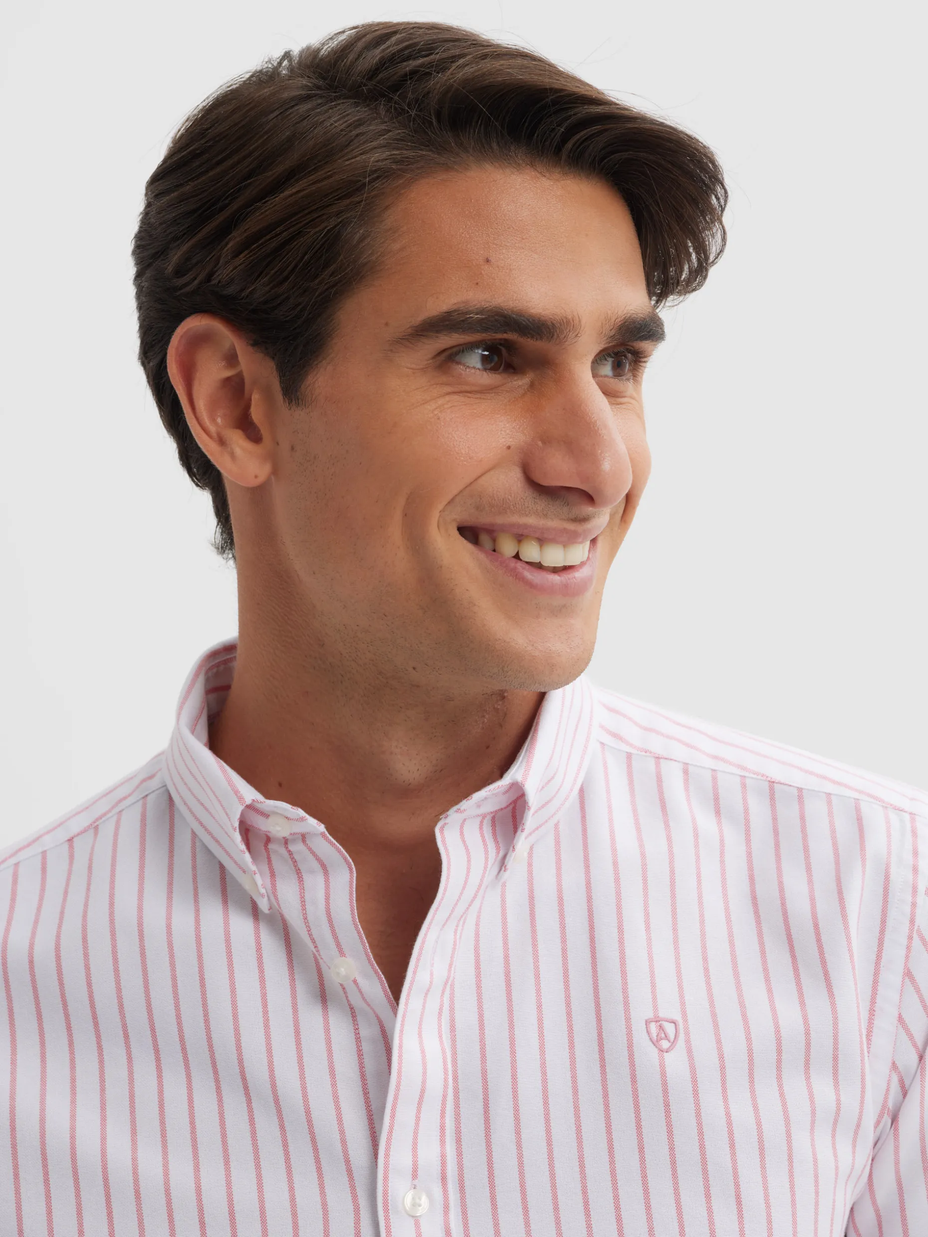 CAMISA OXFORD SUNNY CORAL