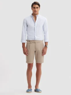 CAMISA OXFORD SUNSET CELESTE