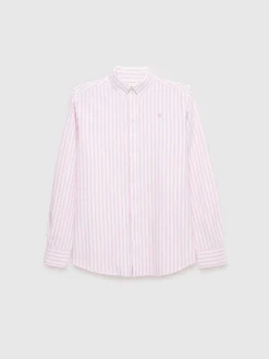 CAMISA OXFORD SUNSET CORAL