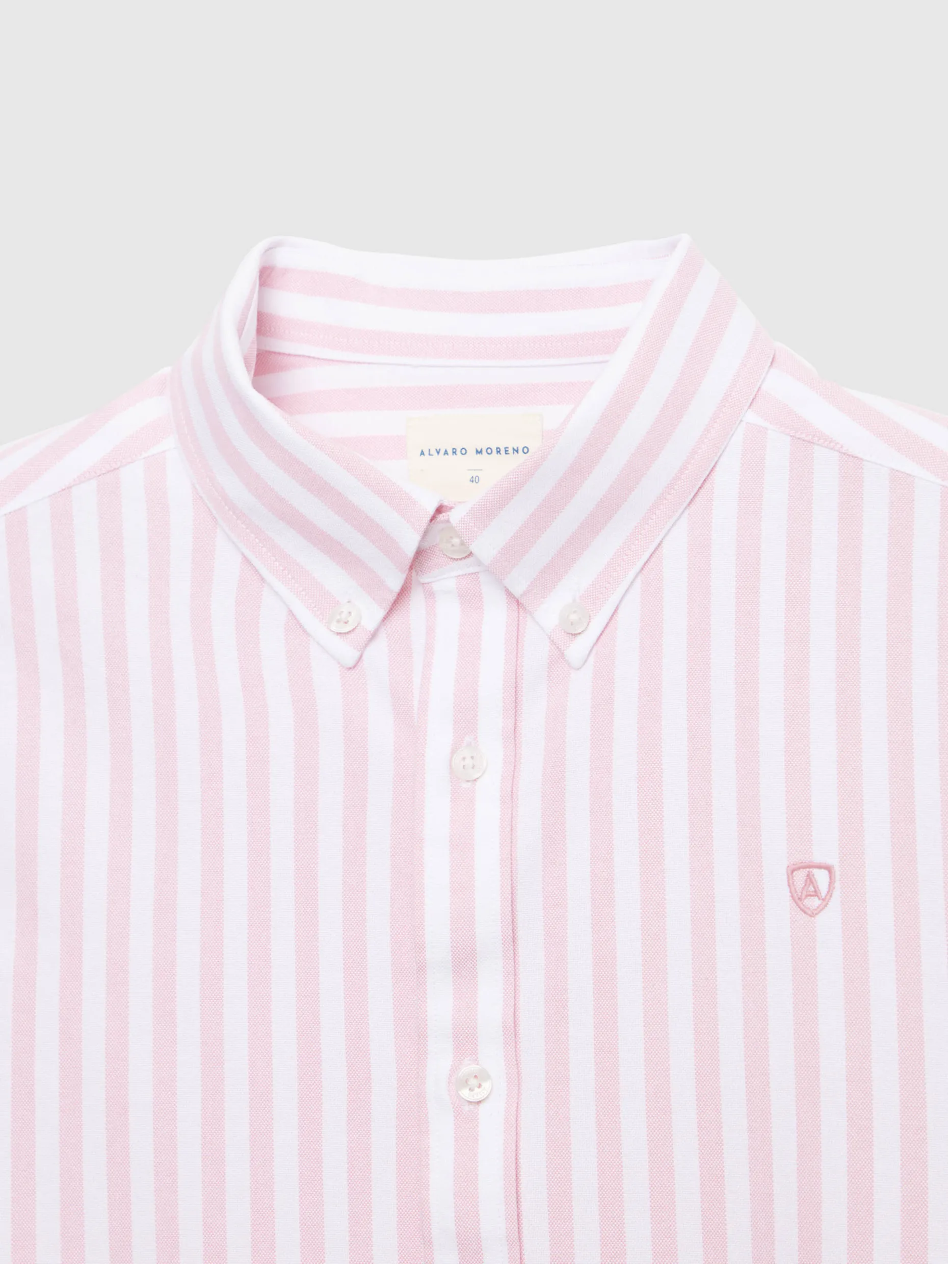 CAMISA OXFORD SUNSET CORAL