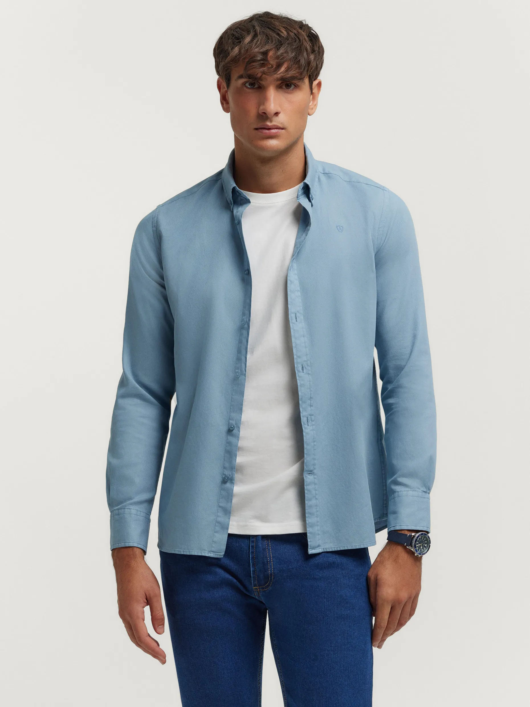 CAMISA PANAMA DYE AZUL