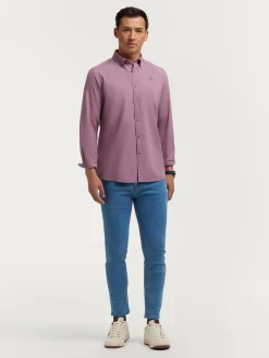 CAMISA PANAMA DYE BURDEOS