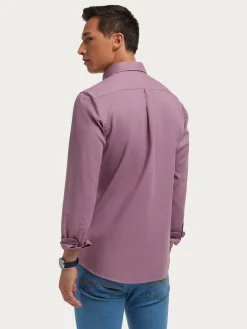 CAMISA PANAMA DYE BURDEOS