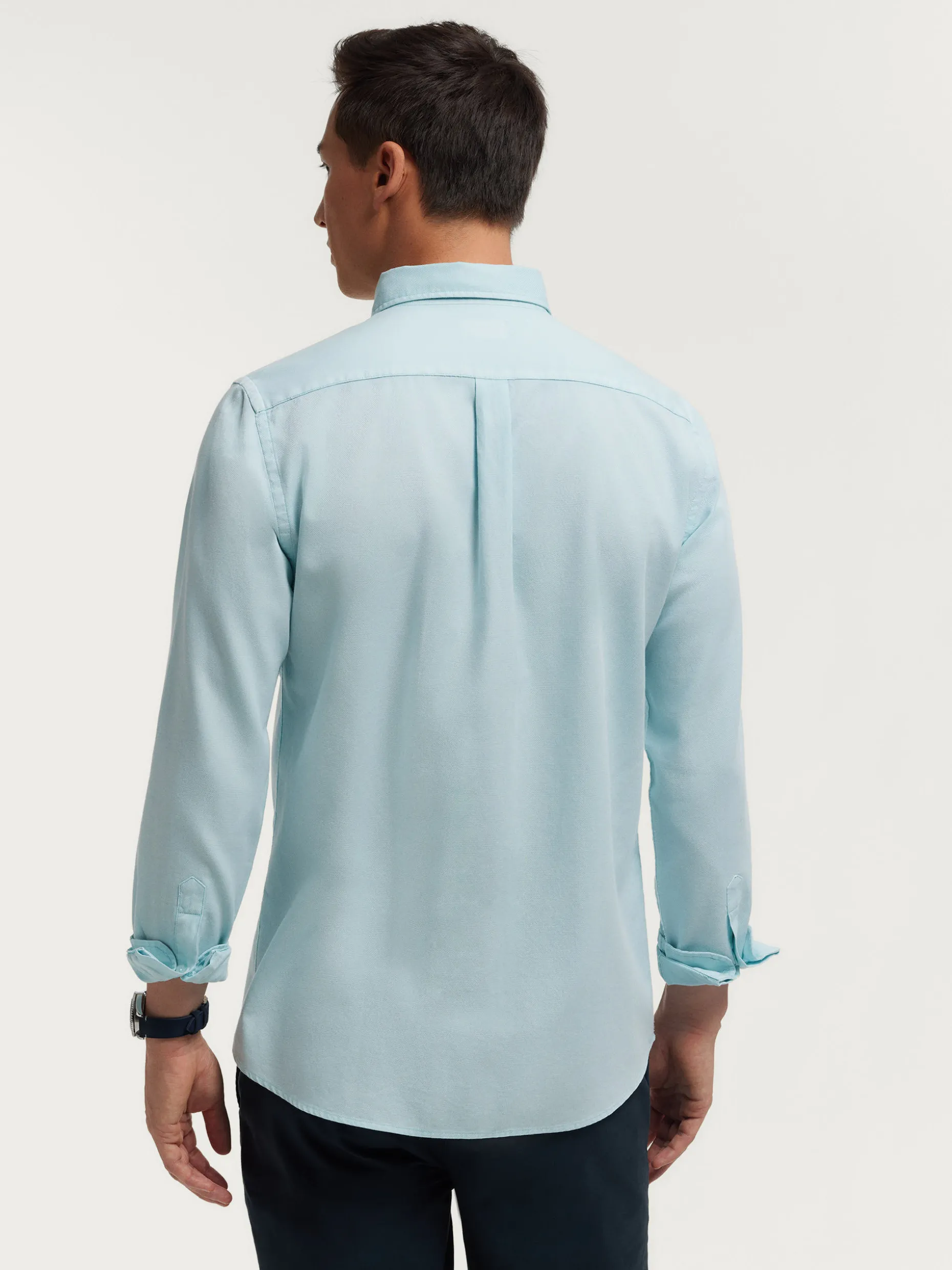 CAMISA PANAMA DYE VERDE AGUA