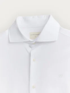 CAMISA PUNTO ELASTICO BLANCO