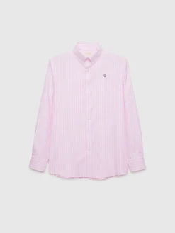 CAMISA RAYAS DUTTON ROSA