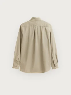 CAMISA TWILL DYE BEIGE