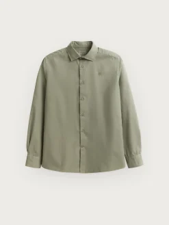 CAMISA TWILL DYE VERDE