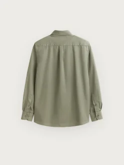 CAMISA TWILL DYE VERDE