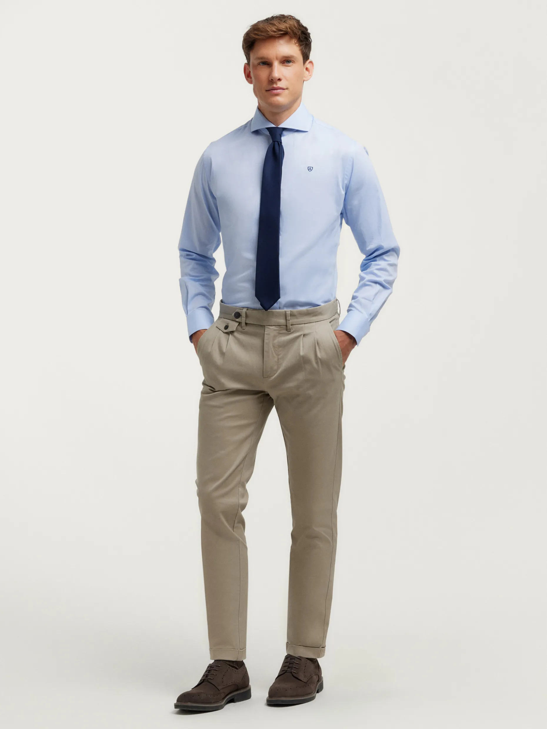 CAMISA VESTIR P.POINT CELESTE