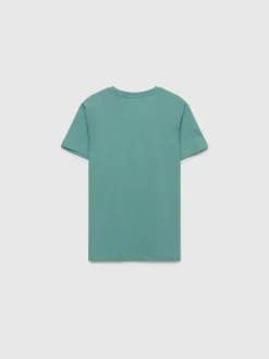 CAMISETA BASIC KIDS VERDE AGUA