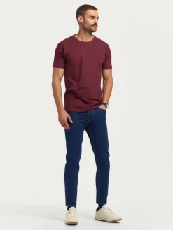 CAMISETA BASICA BURDEOS