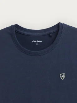 CAMISETA BASICA KIDS AZUL MARINO