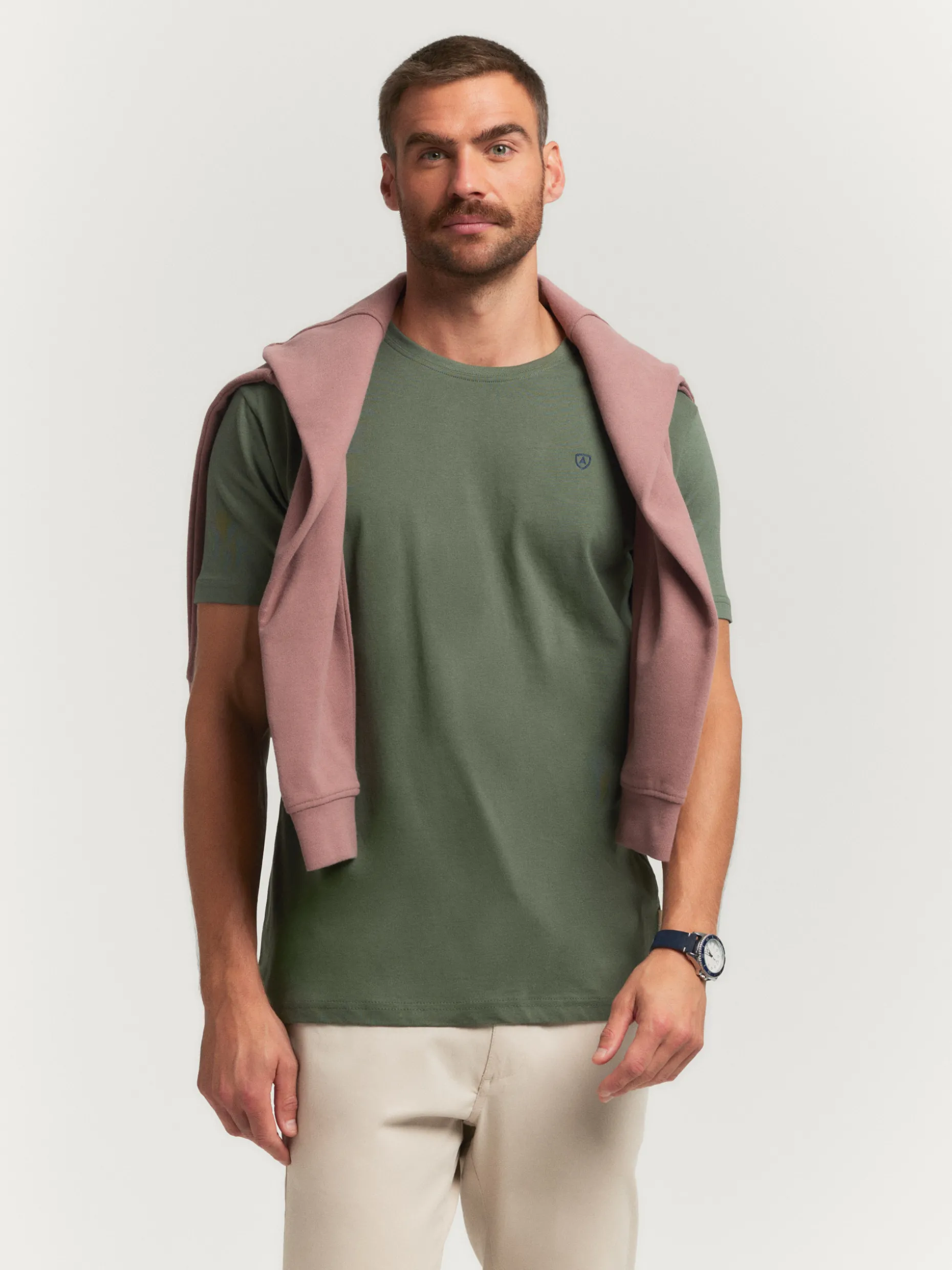 CAMISETA BASICA VERDE