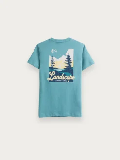 CAMISETA LANDSCAPE KIDS VERDE AGUA