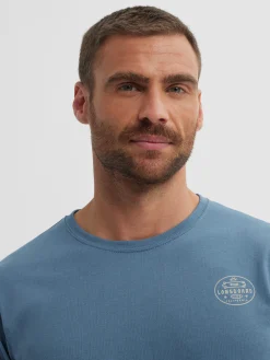 CAMISETA LONGBOARD AZUL