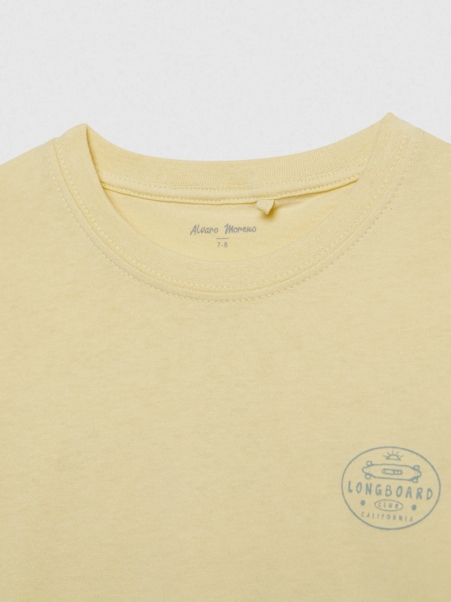 CAMISETA LONGBOARD KIDS AMARILLO