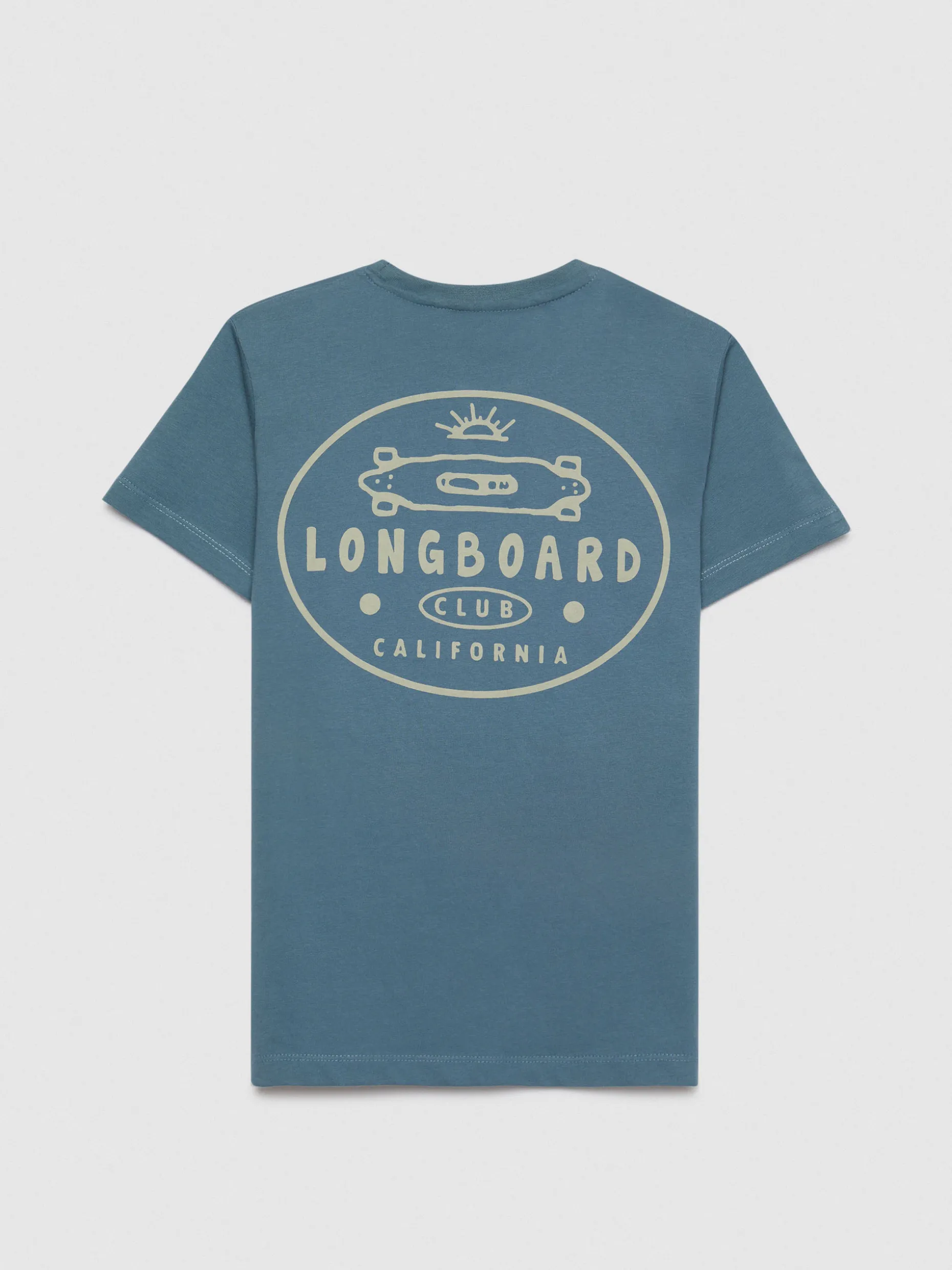 CAMISETA LONGBOARD KIDS AZUL