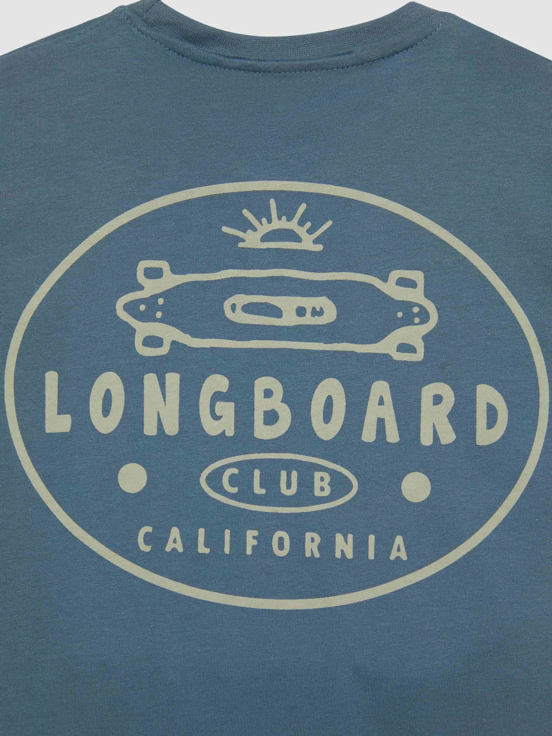 CAMISETA LONGBOARD KIDS AZUL
