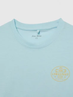 CAMISETA LONGBOARD KIDS VERDE AGUA