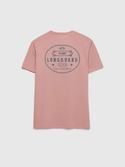CAMISETA LONGBOARD ROSA