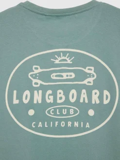CAMISETA LONGBOARD VERDE