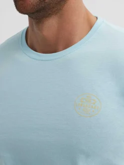 CAMISETA LONGBOARD VERDE AGUA