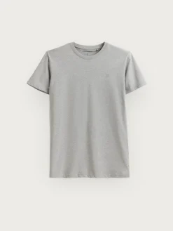 CAMISETA MELANGE GRIS