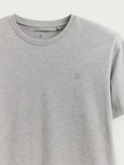 CAMISETA MELANGE GRIS