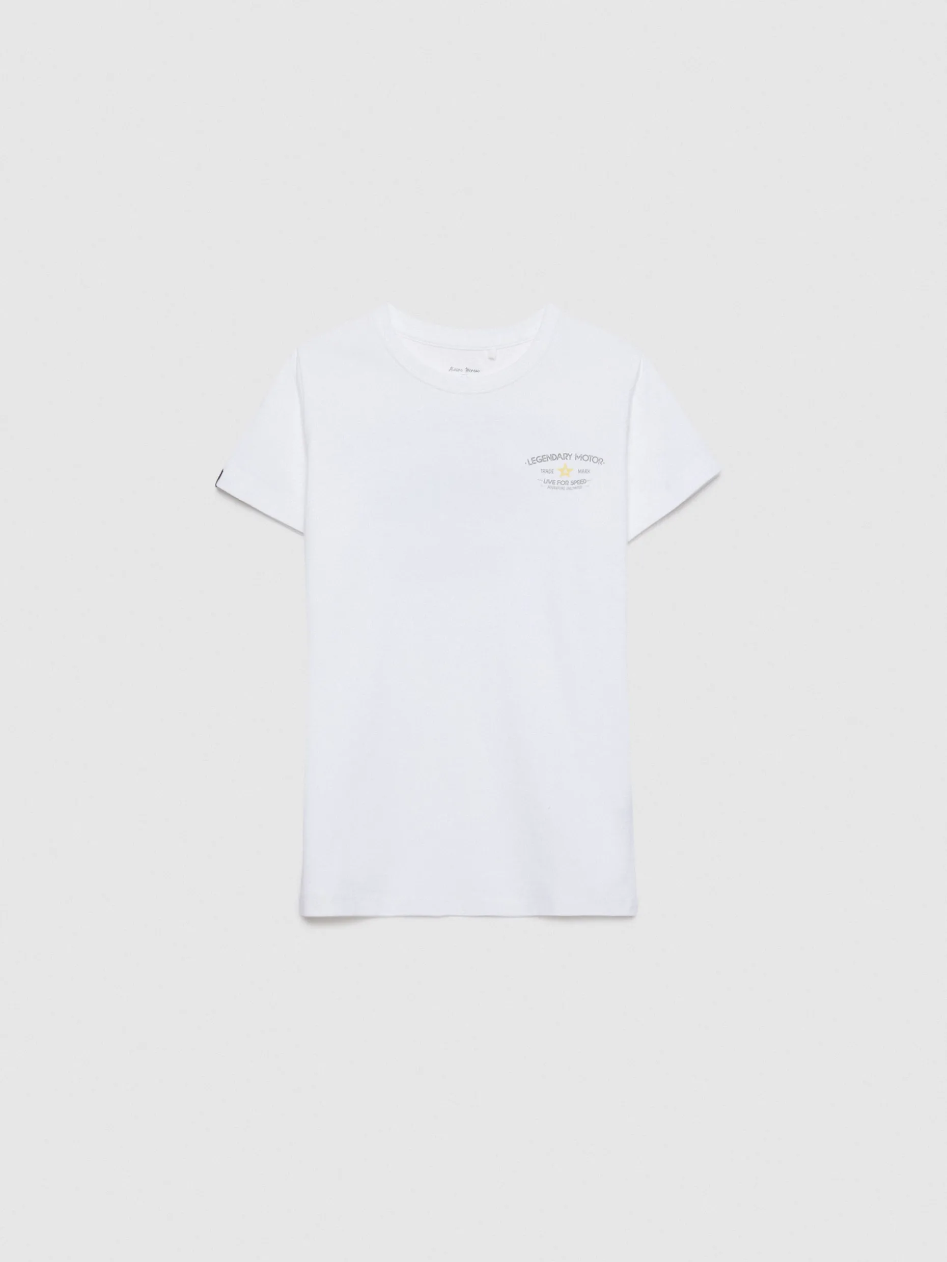 CAMISETA MOTOR KIDS BLANCO