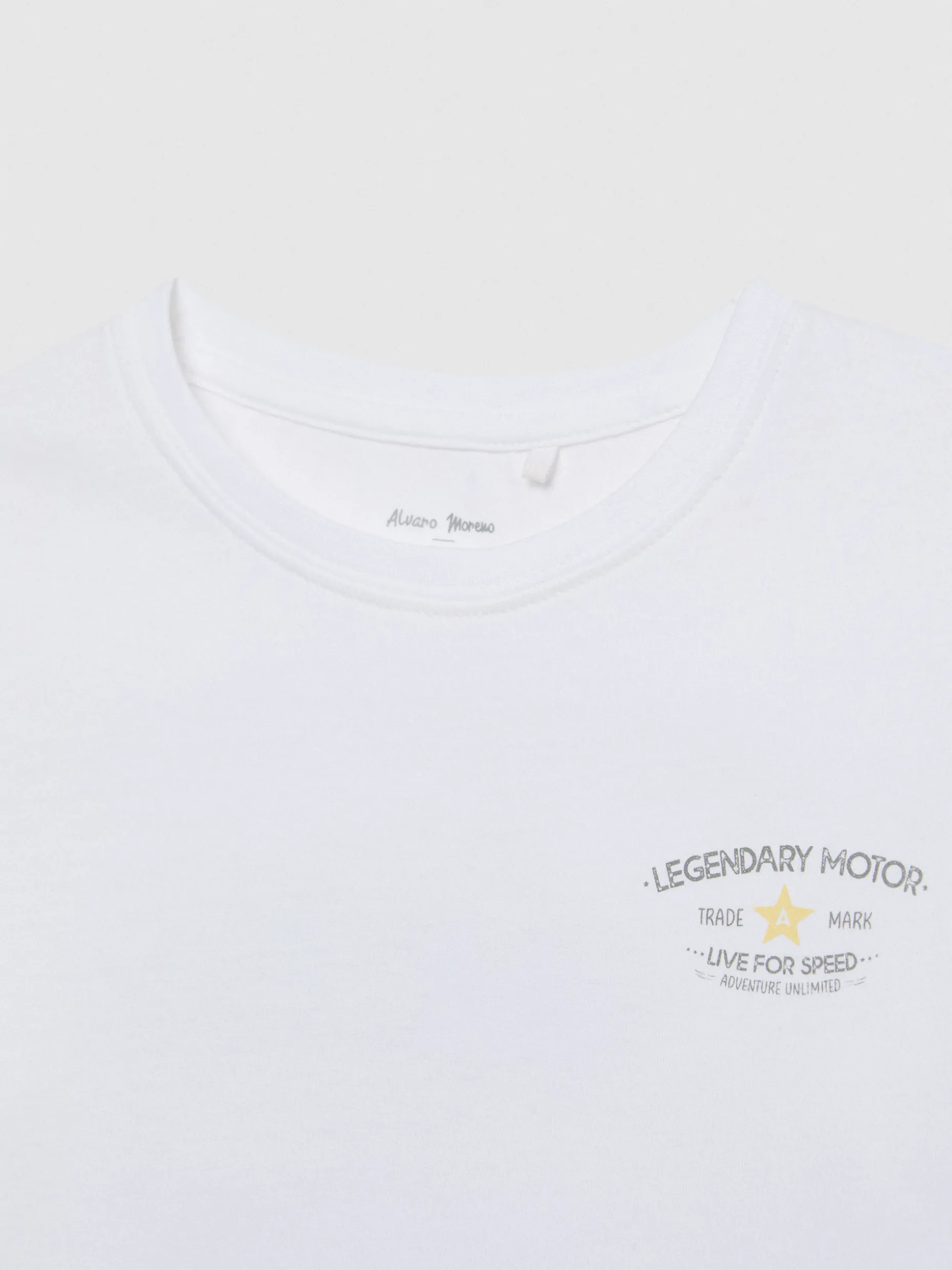 CAMISETA MOTOR KIDS BLANCO