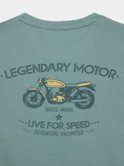 CAMISETA MOTOR KIDS VERDE