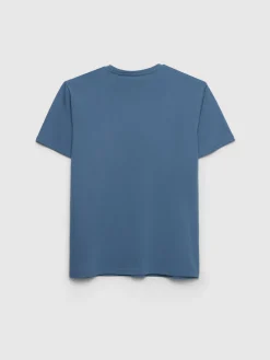 CAMISETA MOTORCYCLE AZUL