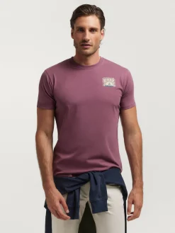 CAMISETA SOLAR BURDEOS