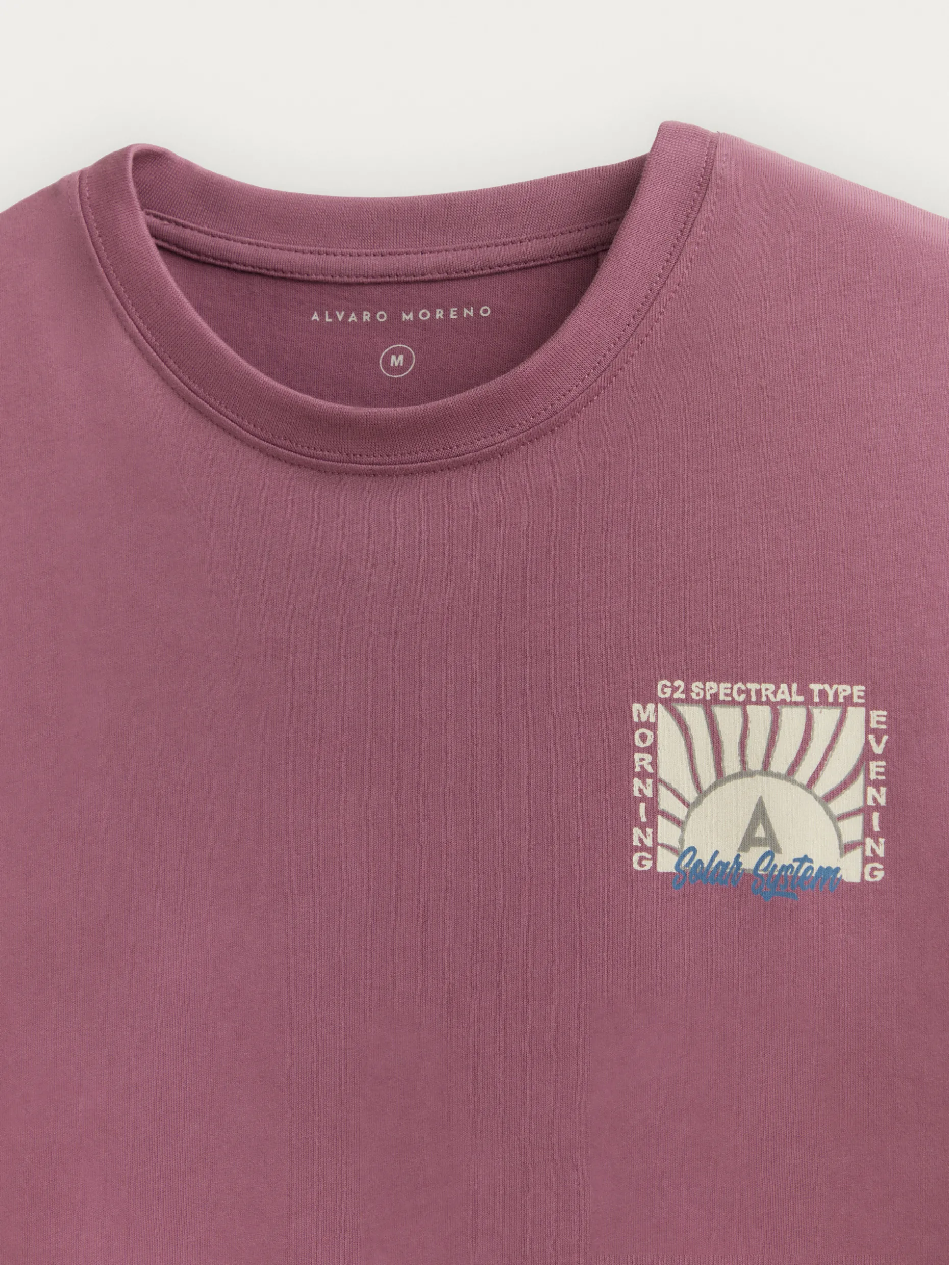 CAMISETA SOLAR BURDEOS