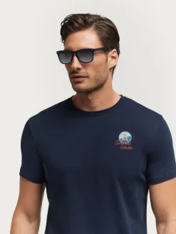 CAMISETA SUNSET AZUL MARINO