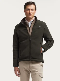 CAZADORA POLAR VERDE