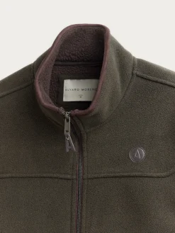 CAZADORA POLAR VERDE