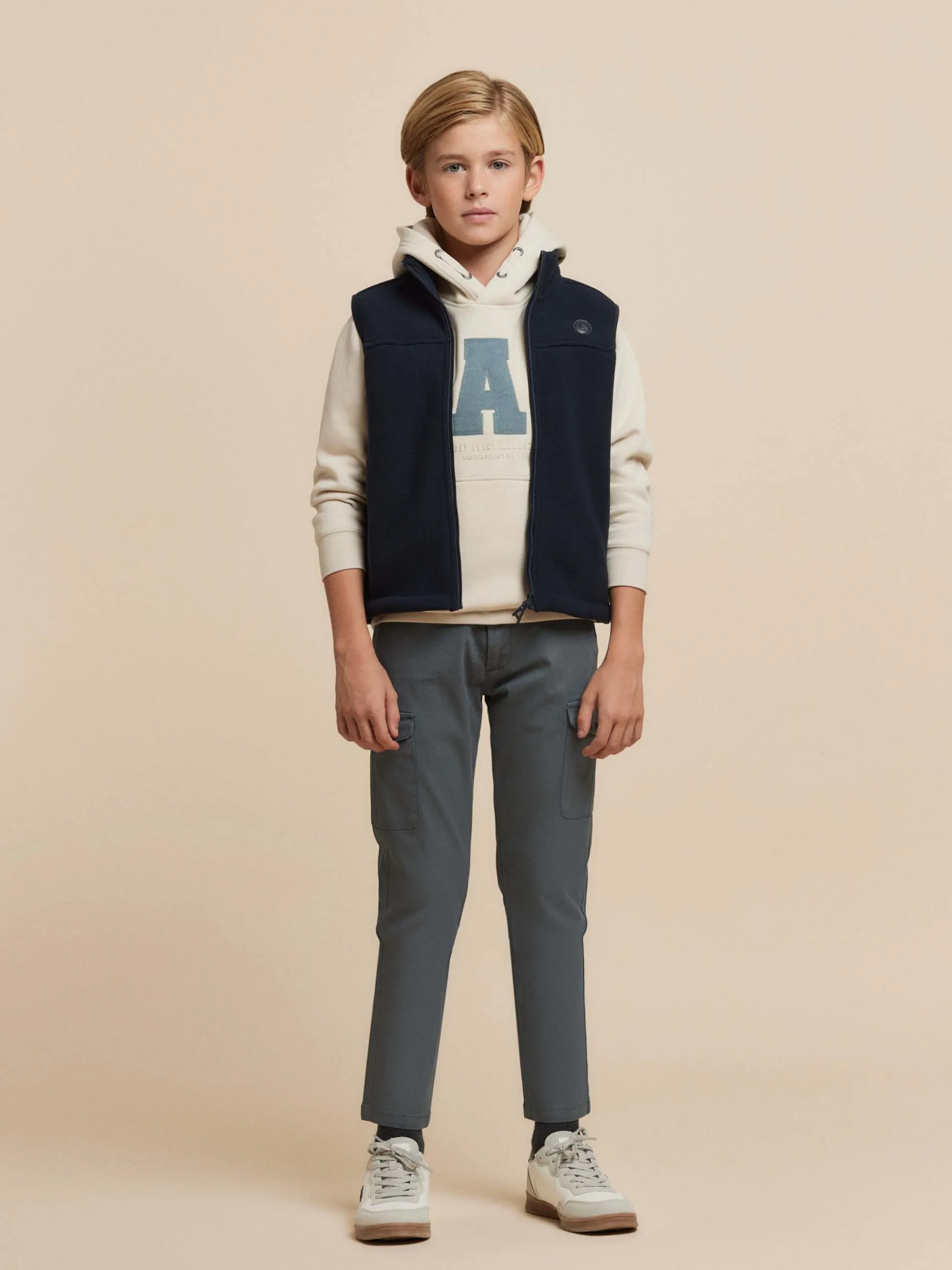 CHALECO SIERRA KIDS AZUL MARINO