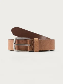 CINTURON LOGO PIEL CAMEL