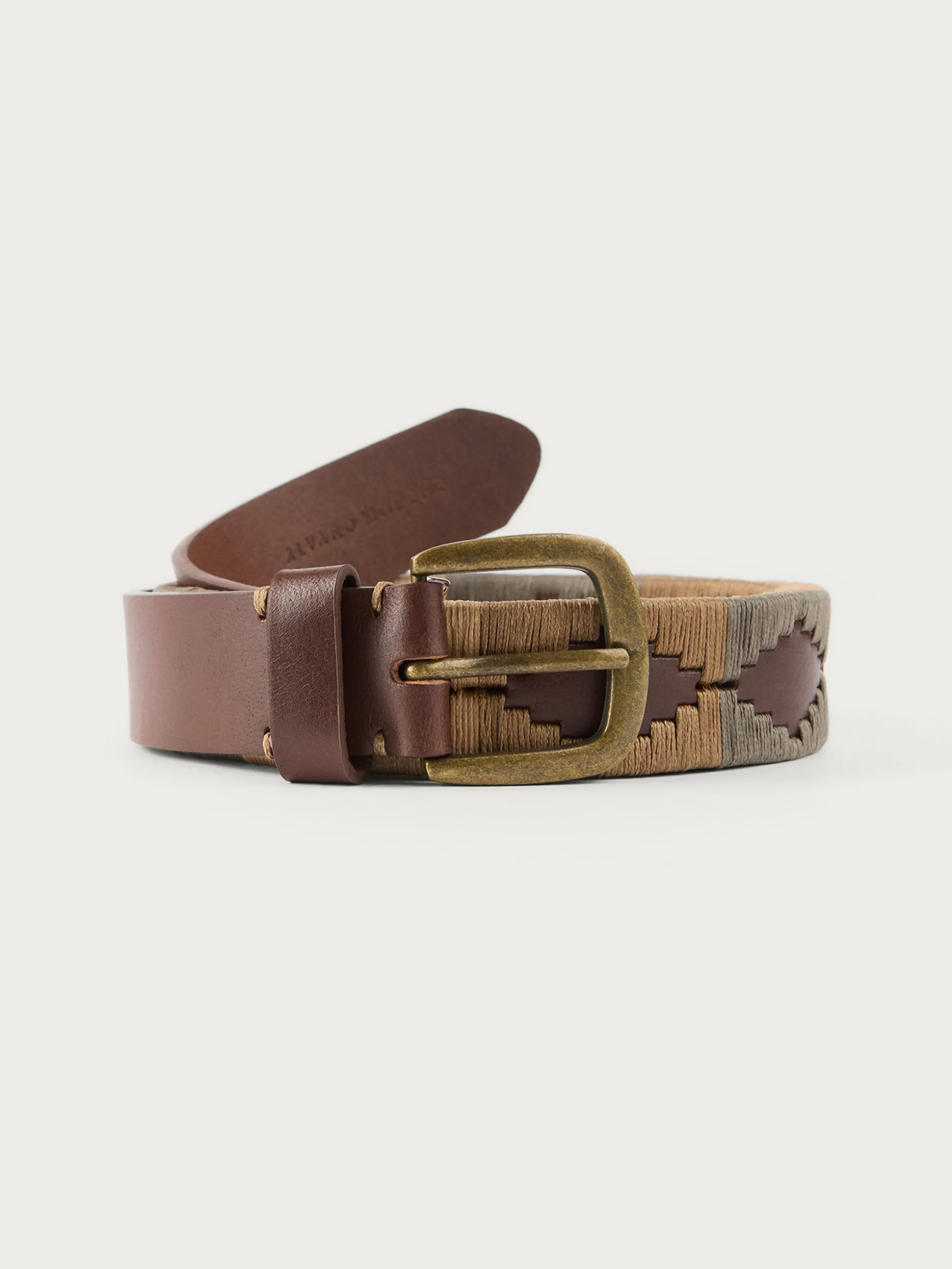 CINTURON PAMPA PIEL CAMEL