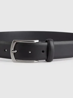 CINTURON PIEL VESTIR NEGRO