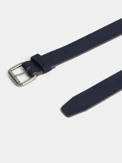 CINTURON SUEDE AZUL MARINO