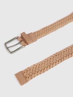 CINTURON TRENZADO SERRAJE BEIGE