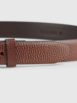 CINTURON VESTIR LEATHER MARRÓN