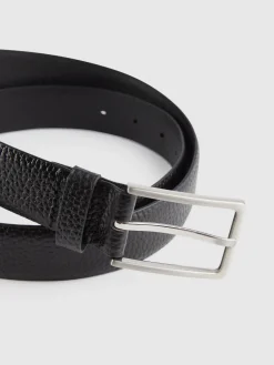 CINTURON VESTIR LEATHER NEGRO