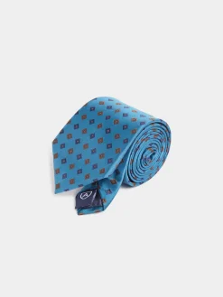 CORBATA JACQUARD MF AZUL