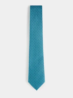 CORBATA JACQUARD MF AZUL