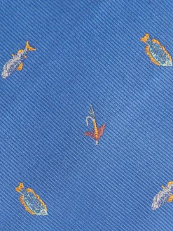 CORBATA JACQUARD MF AZUL