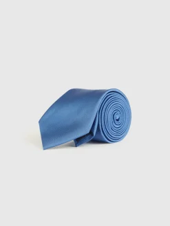 CORBATA JACQUARD MF AZUL